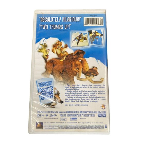 Vintage Ice Age VHS tape cartoon hard case - Picture 2 of 4